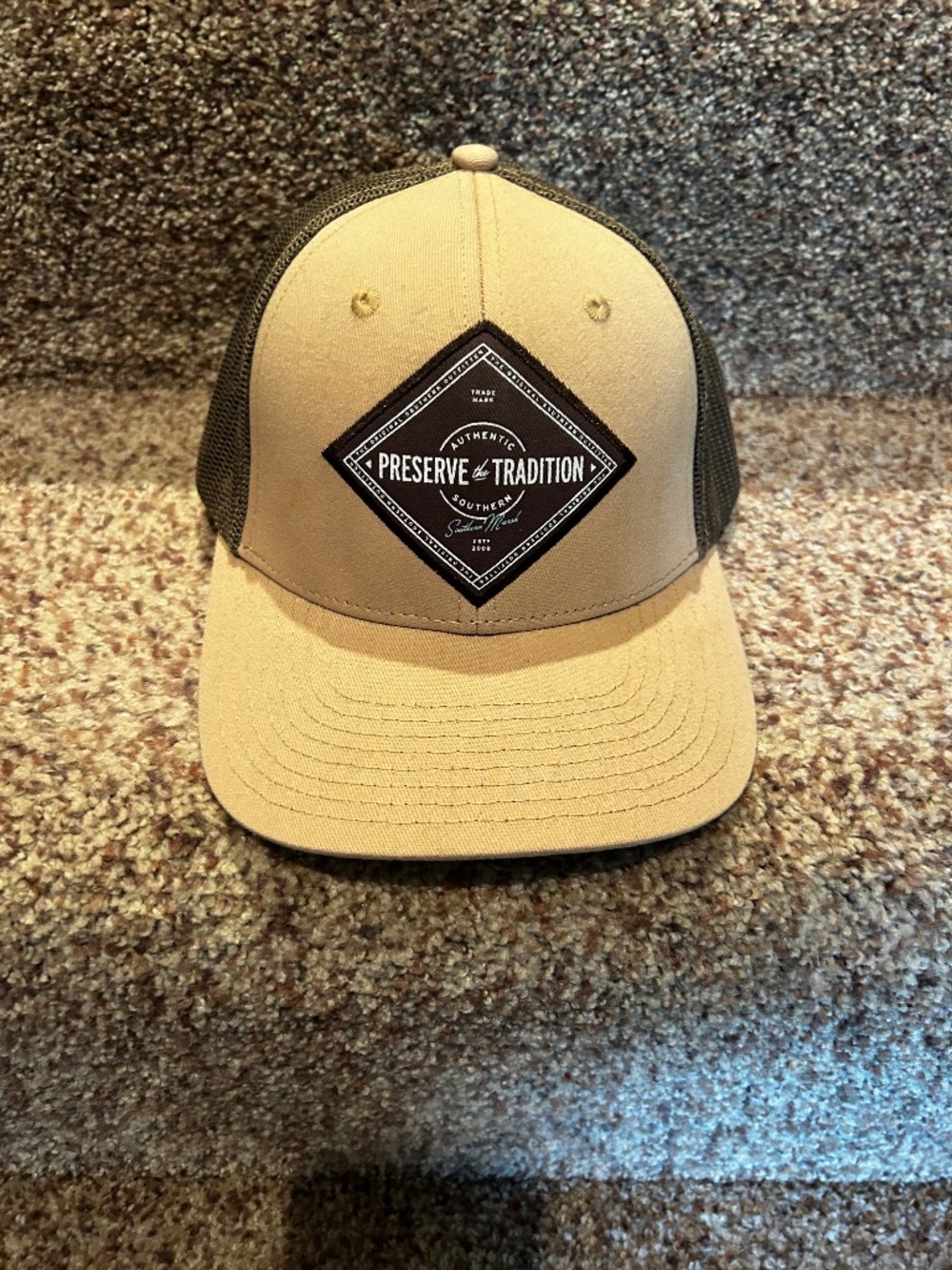 Southern Marsh trucker hat cap velcro back adjust NWOT